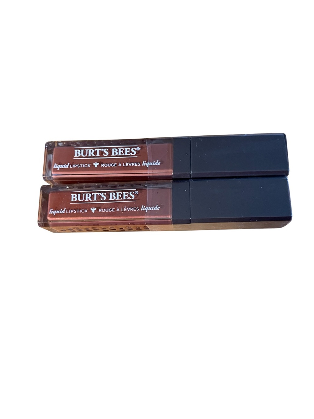 Burt's Bees Creamy Liquid Lipstick. 2 pack Sandy Seas & Peony Puddle. - Picture 2 of 3